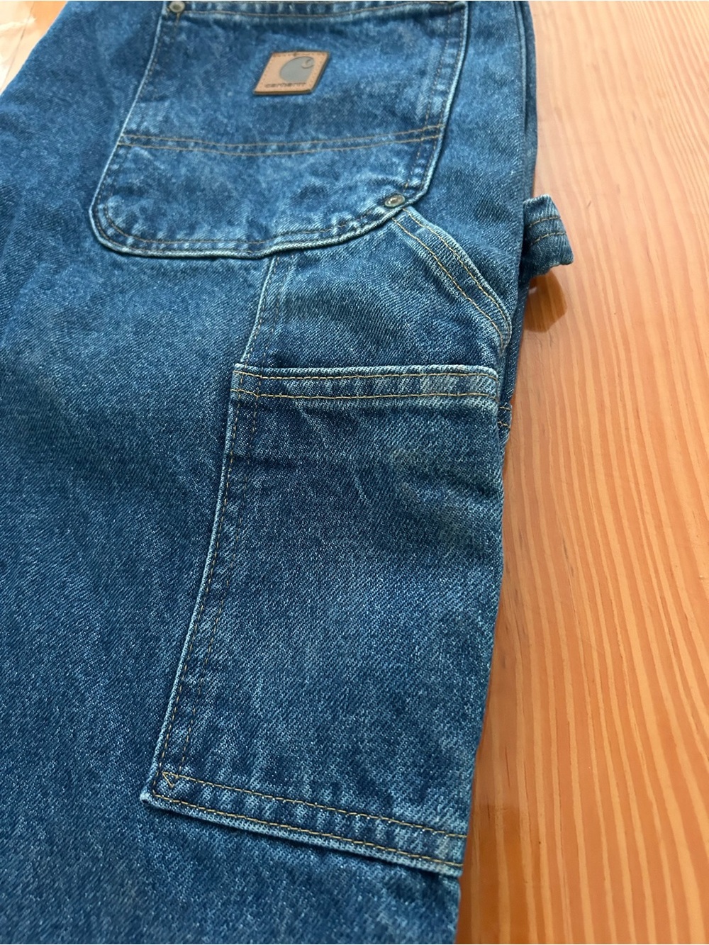 Carhartt Double Knee Logger Men’s Jeans B73 DST - Picture 6 of 10